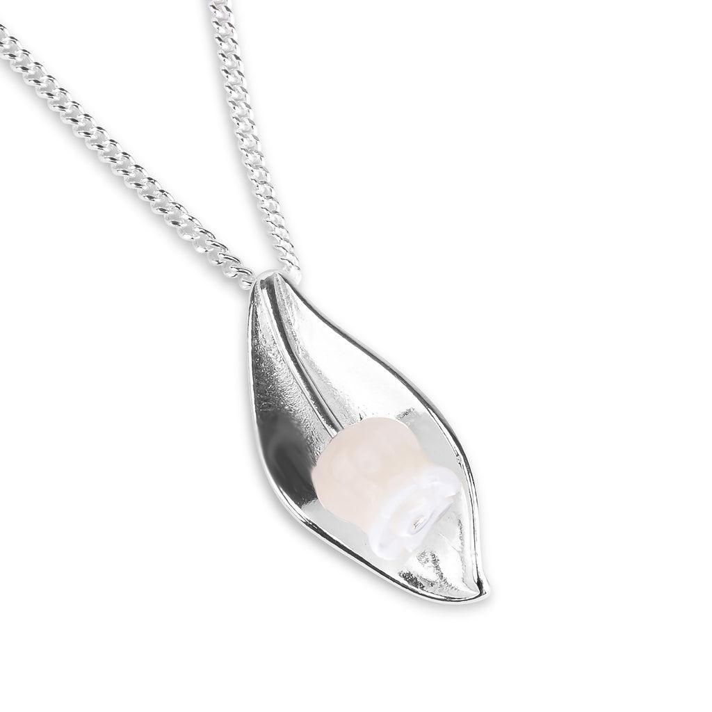 LILY OF THE VALLEY NECKLACE IN SILVER & MOTHER OF PEARL – Pearces the ...